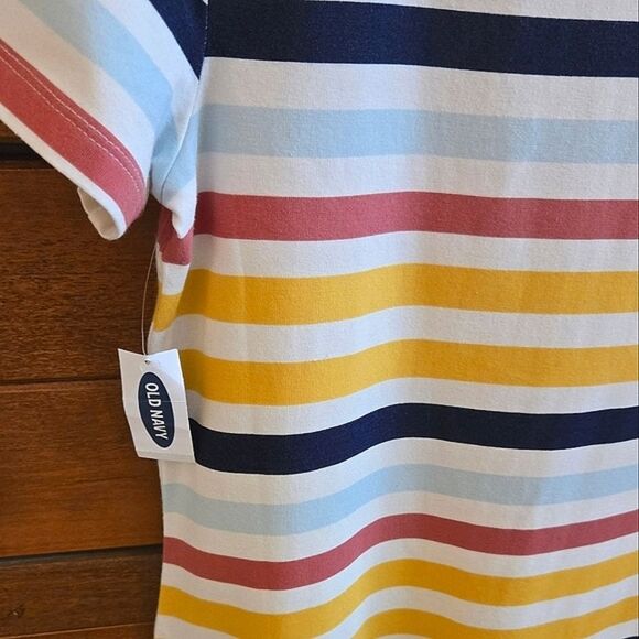 NEW Old Navy Striped T-Shirt Dress Sz Small - Picture 3 of 4